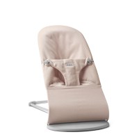 Little Pea BabyBjorn Bouncer Bliss-light-pink-woven melange